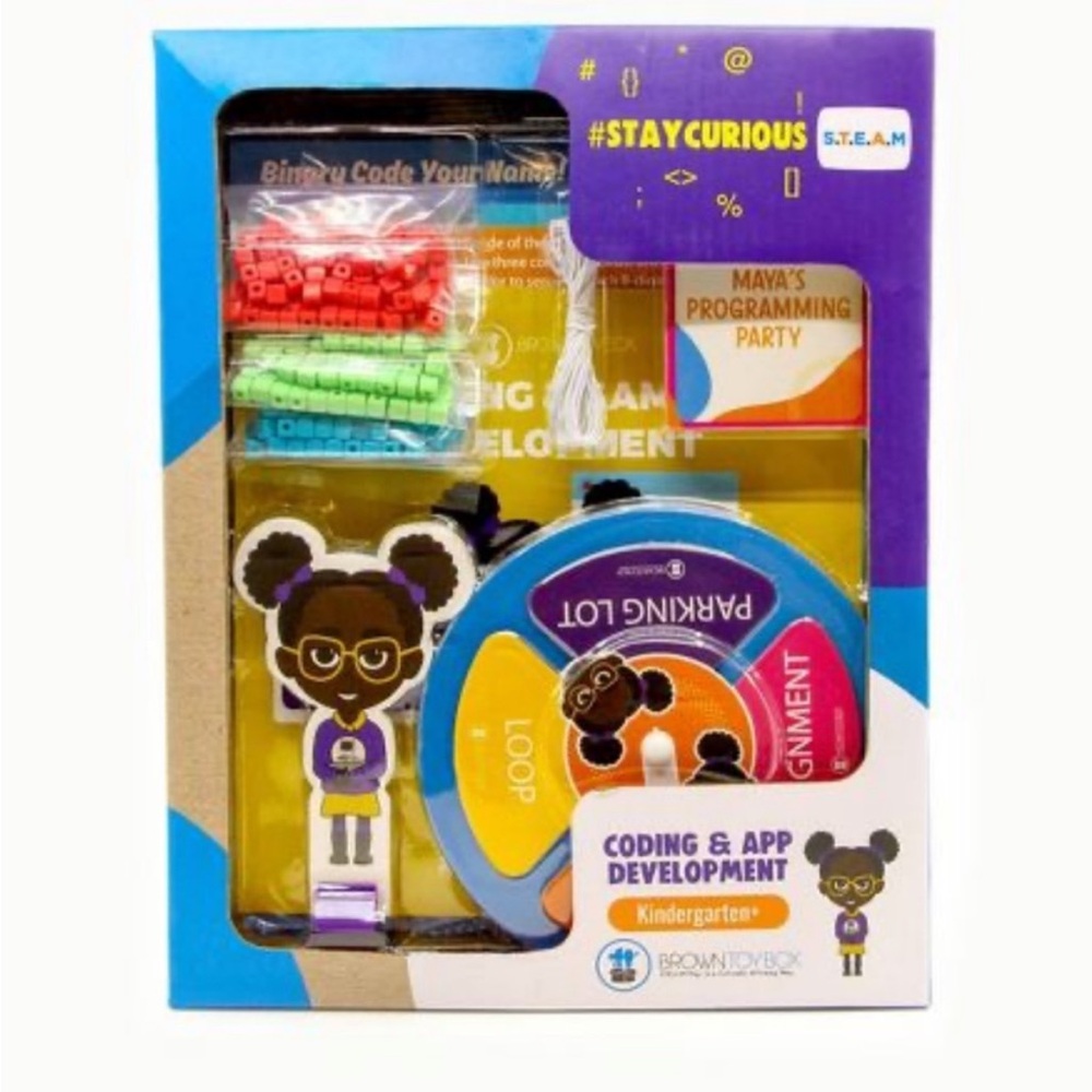 NWT Brown Toy Box Maya Coding &
App development STEAM Kit
STEM learning toy new